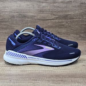 Brooks Adrenaline GTS 22 Women's 11 Navy Blue Purple Running Shoes (1203531B514)